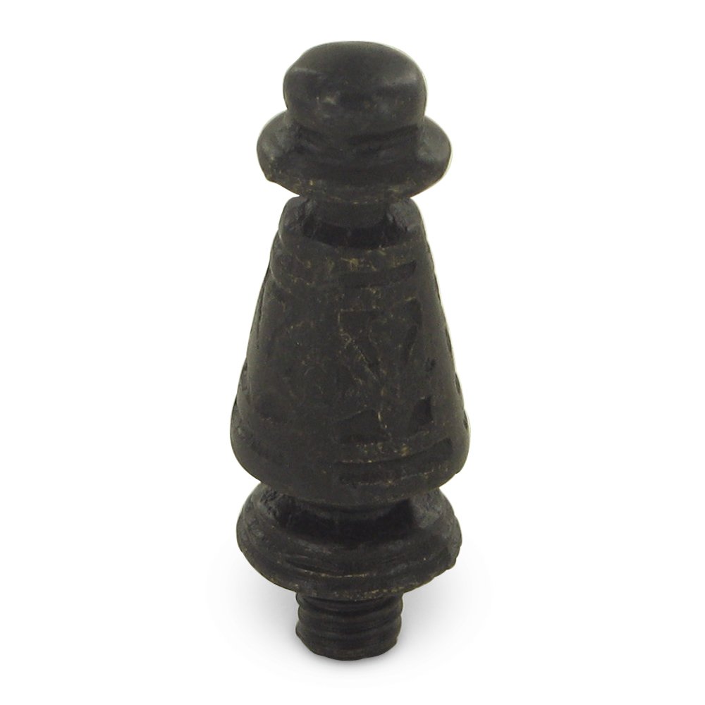 Deltana Solid Brass Ornate Tip Door Hinge Finial (Sold Individually) in Oil Rubbed Bronze
