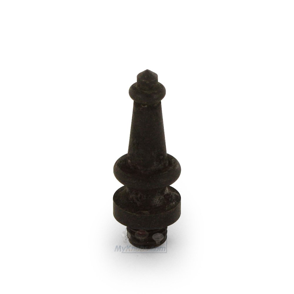 Deltana Solid Brass Steeple Tip Door Hinge Finial (Sold Individually) in Oil Rubbed Bronze