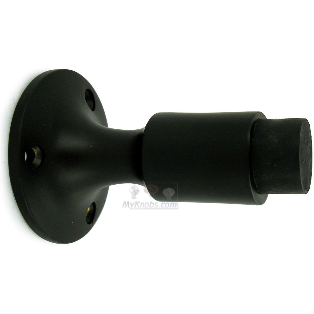 Deltana Solid Brass Wall Mounted Bumper in Paint Black
