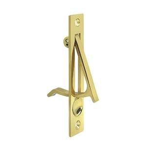 Deltana 4"x 3/4" Edge Pull in Unlacquered Brass