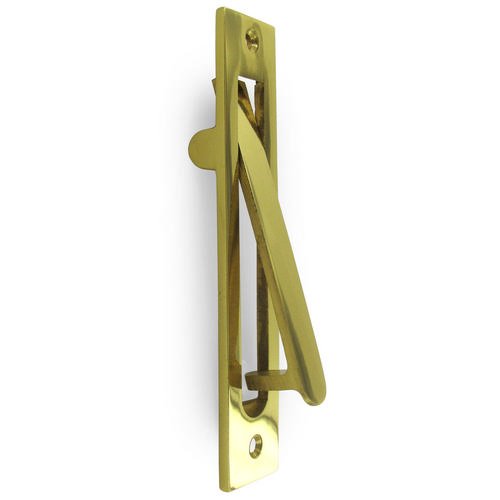 Deltana Solid Brass Heavy Duty Edge Pull in Polished Brass