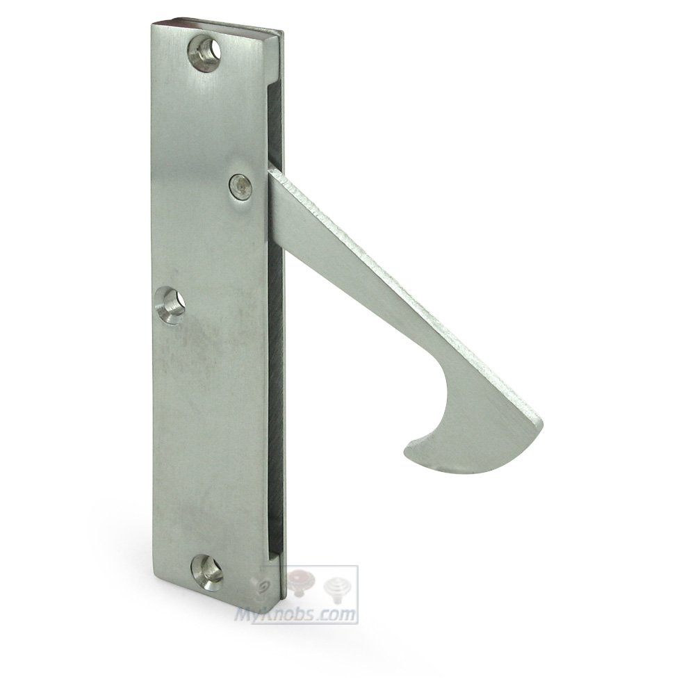 Deltana Solid Brass Thin Edge Pull in Brushed Chrome