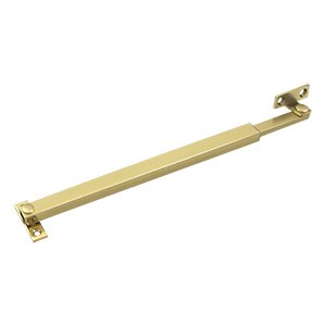 Deltana Solid Brass 12" Friction Casement Adjuster in Polished Brass