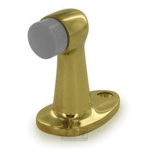 Deltana Solid Brass 2 7/8" Floor Door Bumper in Polished Brass