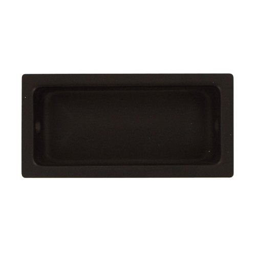 Deltana Solid Brass Large 3 5/8" x 1 3/4" Flush Pull in Oil Rubbed Bronze
