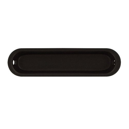 Deltana Solid Brass 4" x 1" Flush Pull in Oil Rubbed Bronze