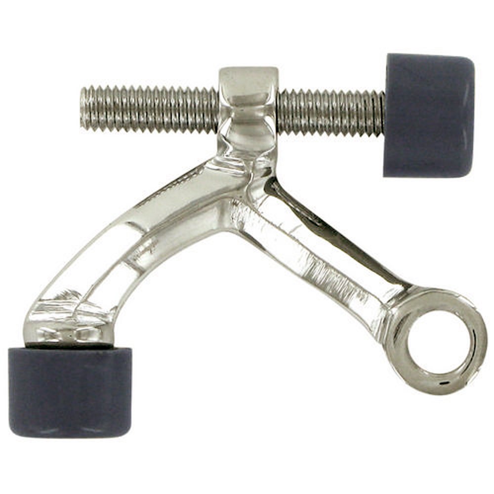 Deltana Solid Brass Hinge Mounted Hinge Pin Stop in Polished Nickel