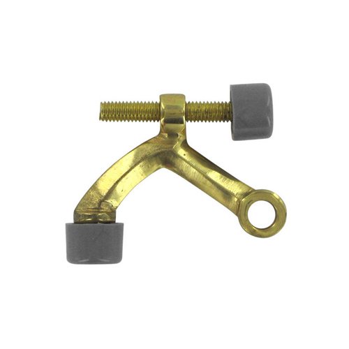 Deltana Solid Brass Hinge Mounted Hinge Pin Stop in Polished Brass