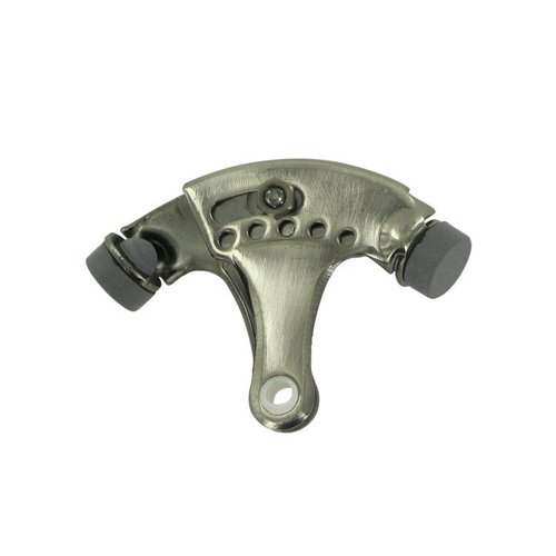 Deltana Solid Brass Hinge Mounted Adjustable Hinge Pin Stop in Antique Nickel