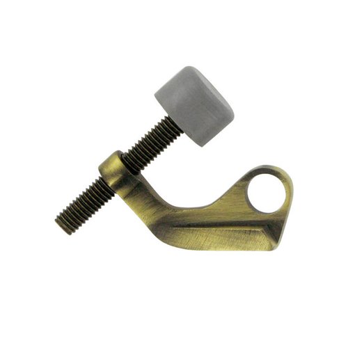 Deltana Solid Brass Hinge Mounted Hinge Pin Stop for Brass Hinges in Antique Brass