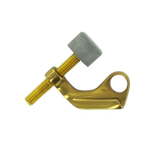 Deltana Solid Brass Hinge Mounted Hinge Pin Stop for Steel Hinges in PVD Brass