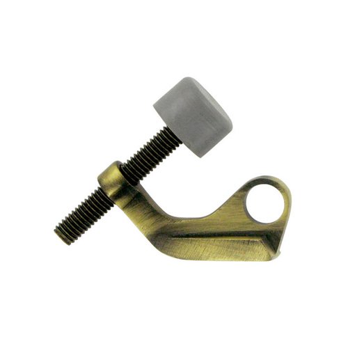Deltana Solid Brass Hinge Mounted Hinge Pin Stop for Steel Hinges in Antique Brass