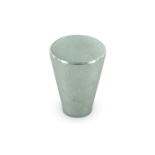 Deltana Solid Brass 3/4" Diameter Cone Knob in Brushed Chrome