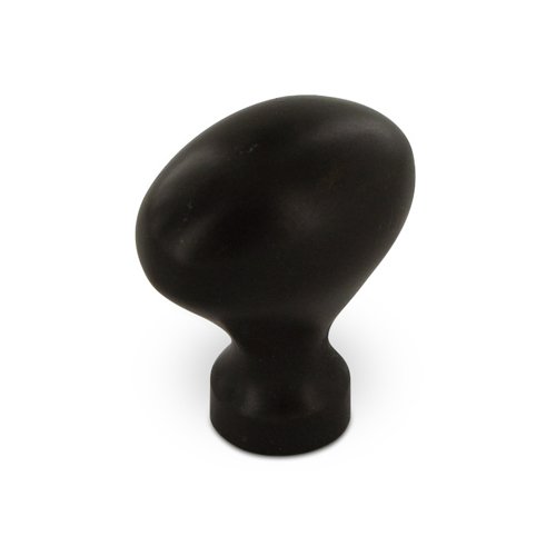 Deltana Solid Brass 1 1/4" Oval Egg Knob in Oil Rubbed Bronze