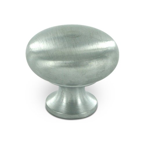 Deltana Solid Brass 1 1/4" Diameter Solid Round Knob in Brushed Chrome