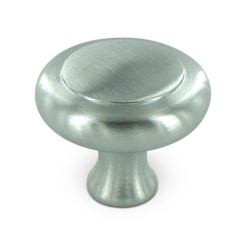 Deltana Solid Brass 1 3/4" Diameter Heavy Duty Knob in Brushed Chrome