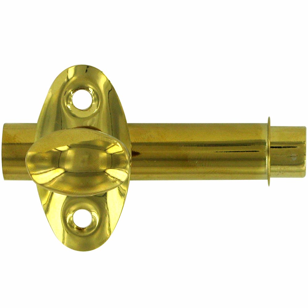 Deltana Solid Brass Mortise Bolt in PVD Brass