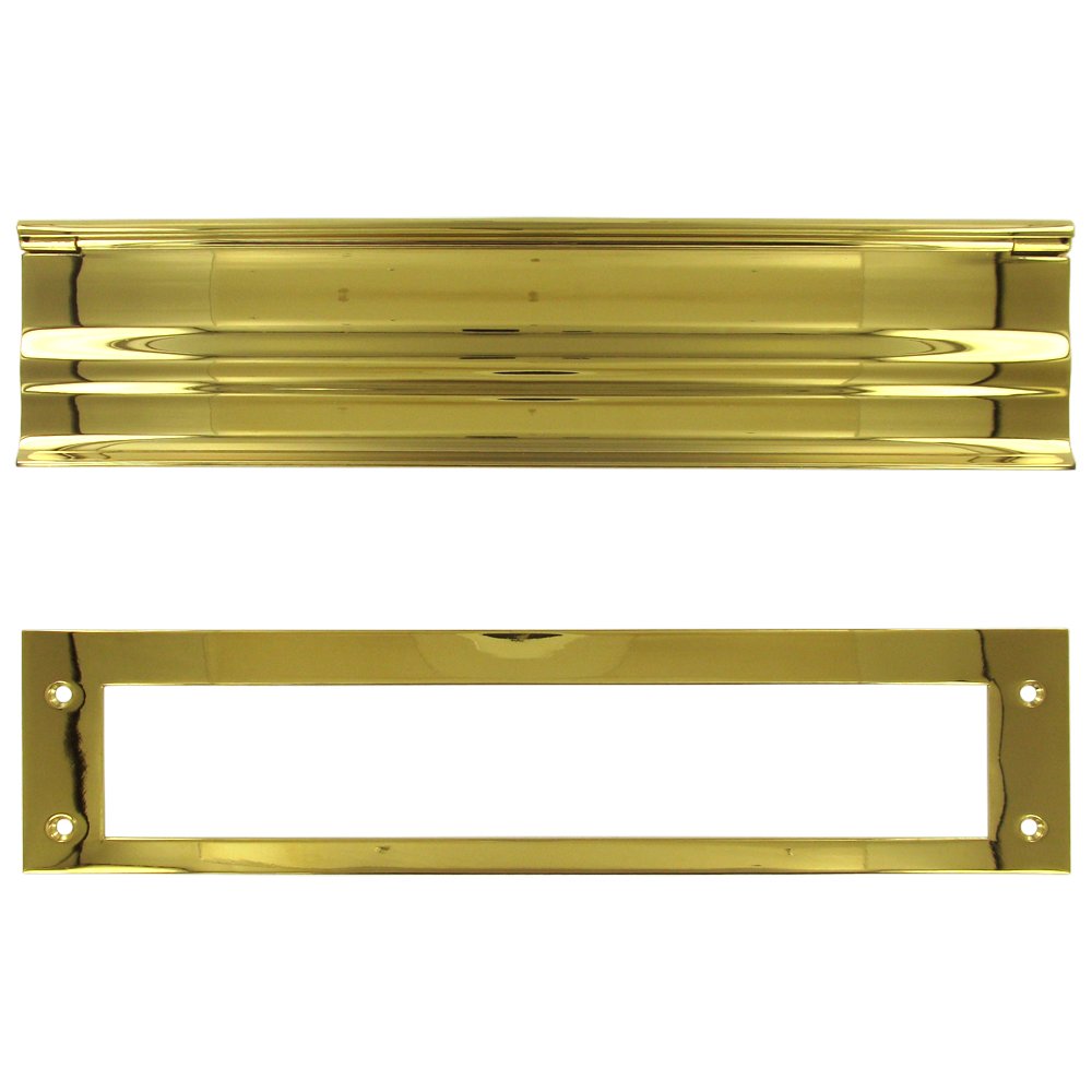 Deltana Solid Brass Heavy Duty Mail Slot in PVD Brass