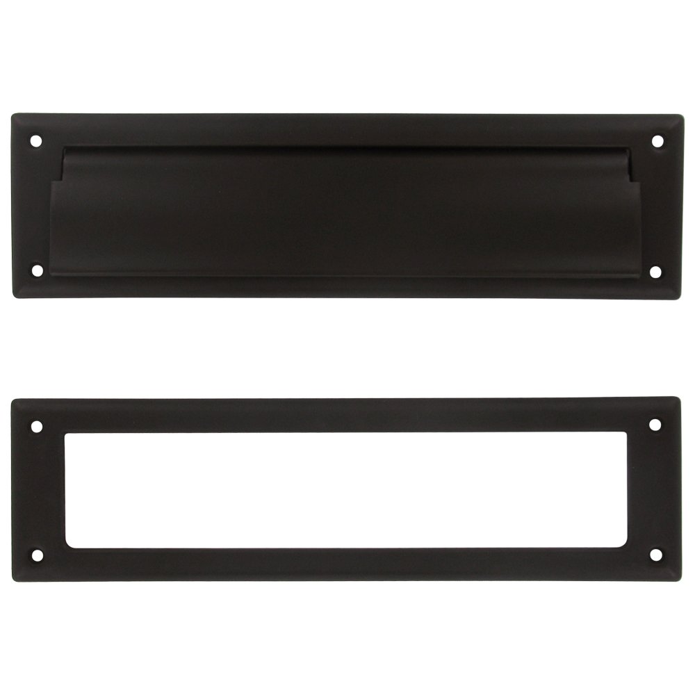 Deltana Solid Brass Mail Slot in Oil Rubbed Bronze