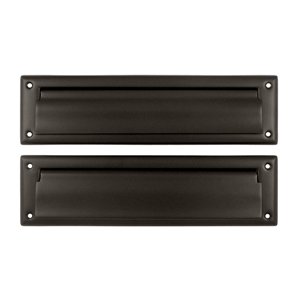Deltana Mail Slot 13 1/8" with Interior Flap in Oil Rubbed Bronze