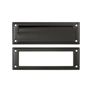 Deltana Mail Slot 8 7/8" with Interior Frame in Oil Rubbed Bronze