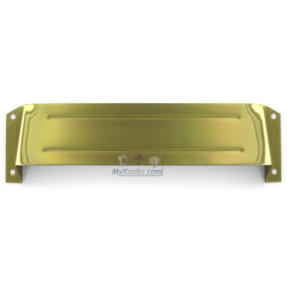 Deltana Solid Brass Letter Box Hood in Polished Brass