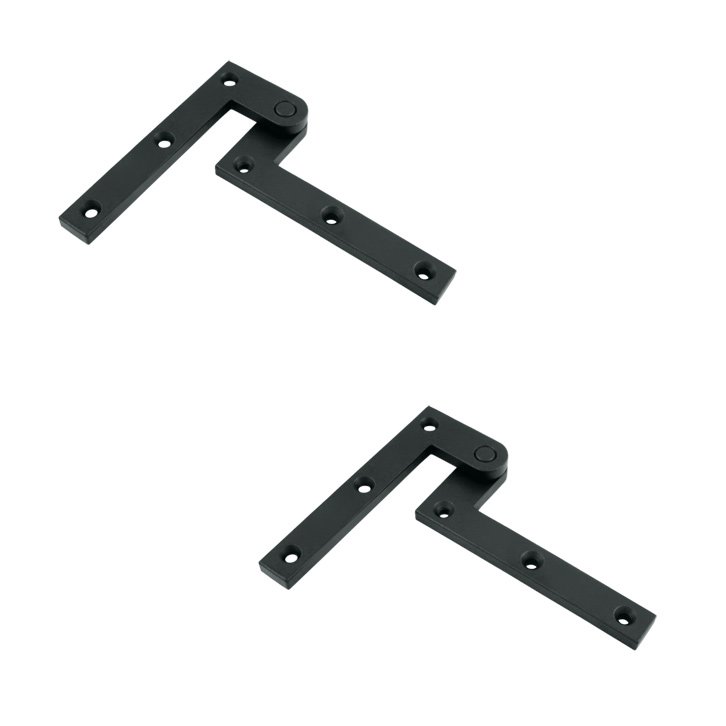 Deltana 4 3/8" x 5/8" x 1 7/8" Hinge (SOLD AS A PAIR) in Paint Black