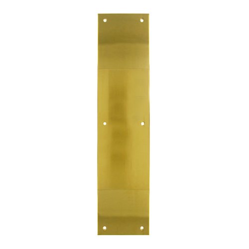 Deltana Solid Brass 15" x 3 1/2" Push Plate in PVD Brass