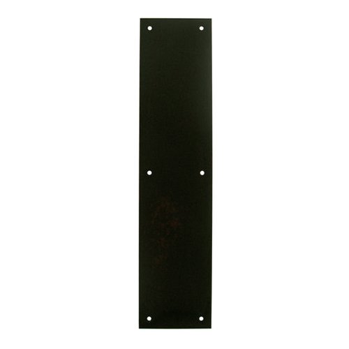 Deltana Solid Brass 15" x 3 1/2" Push Plate in Oil Rubbed Bronze