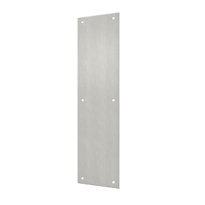 Deltana Push Plate 4" X 16" in Brushed Stainless Steel