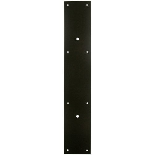 Deltana Solid Brass 20" Long Backplate for 10" Centers Door Pull in Oil Rubbed Bronze