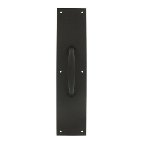 Deltana Solid Brass 15" x 3 1/2" Push/Pull Plate with 5 1/2" Handle in Oil Rubbed Bronze