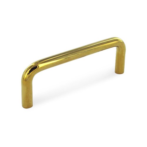 Deltana Solid Brass 3 1/2" Centers Wire Pull in PVD Brass