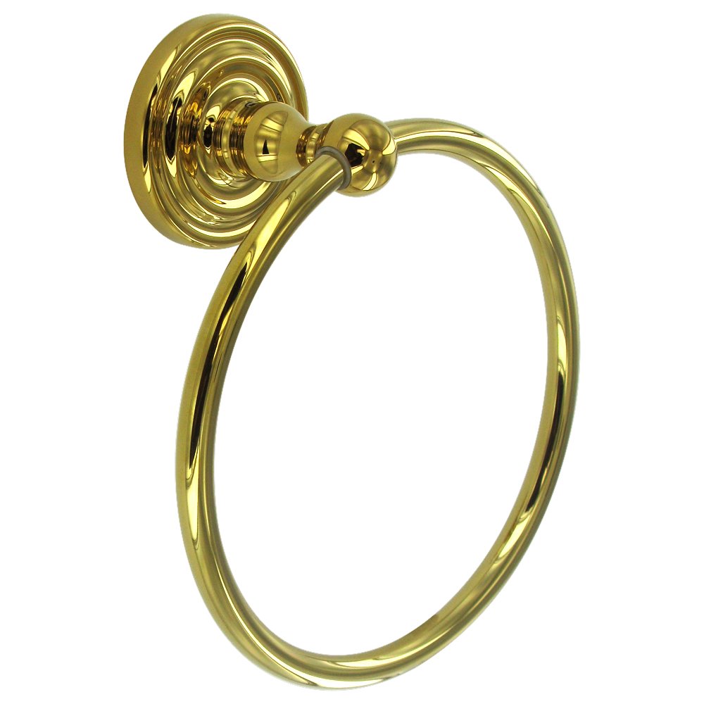 Deltana Towel Ring in PVD Brass
