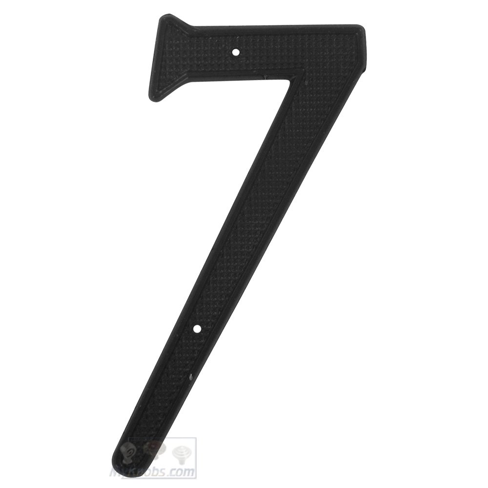 Deltana 4" Zinc Die Cast House Number #7 in Black