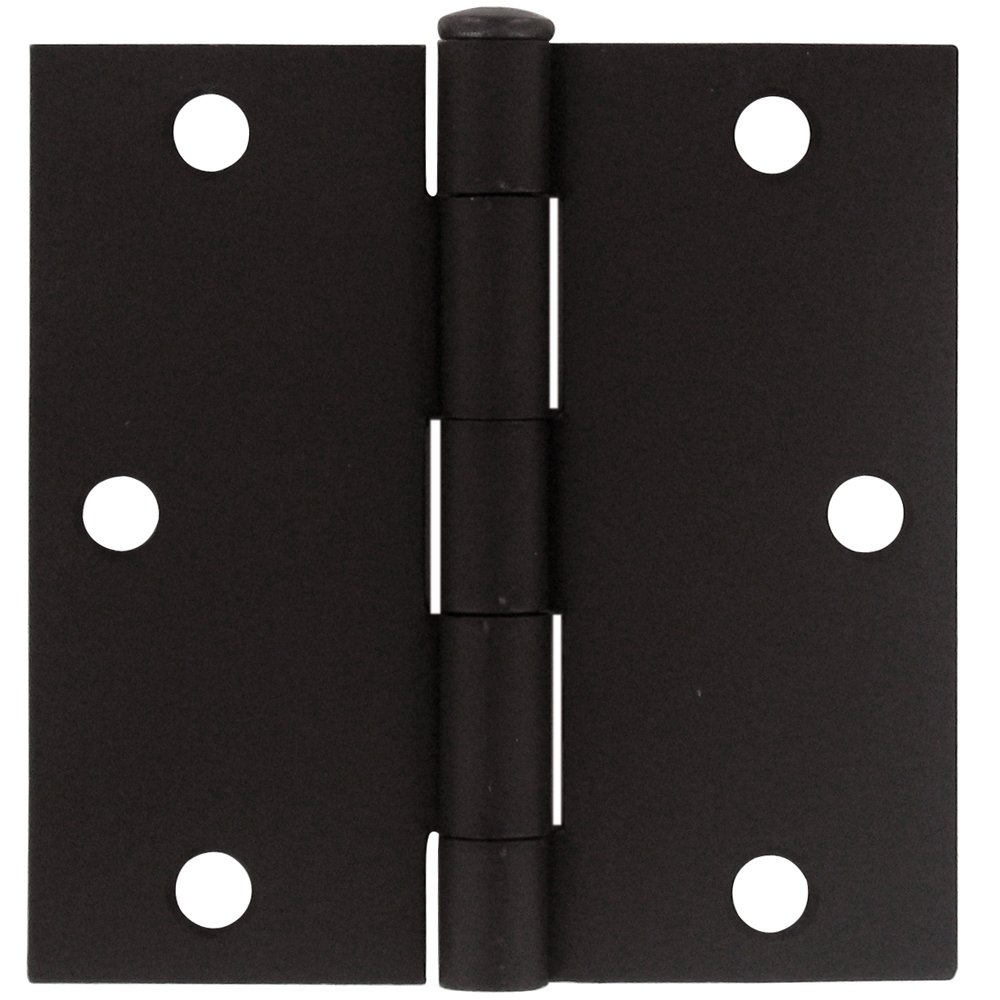 Deltana 3 1/2" x 3 1/2" Residential Square Door Hinge (Sold as a Pair) in Oil Rubbed Bronze