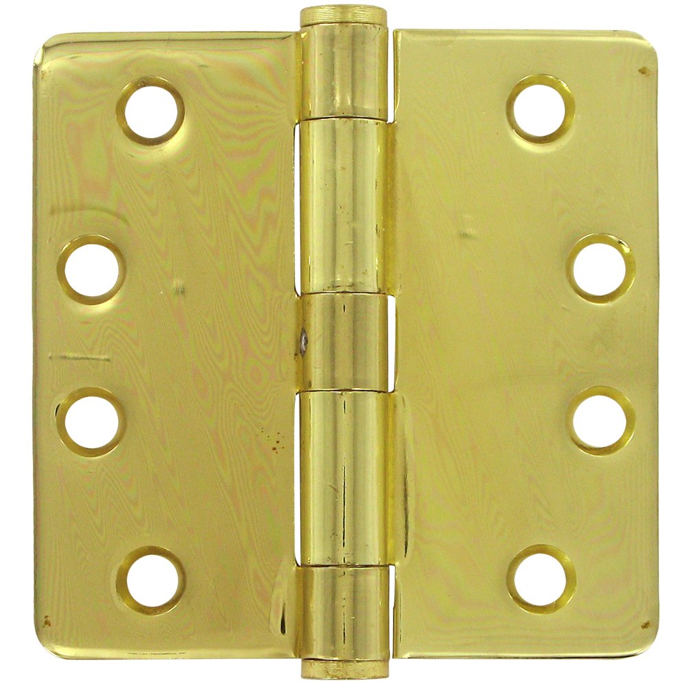 Deltana Removable Pin/Heavy Duty Door Hinge (Sold as a Pair) in Polished Brass
