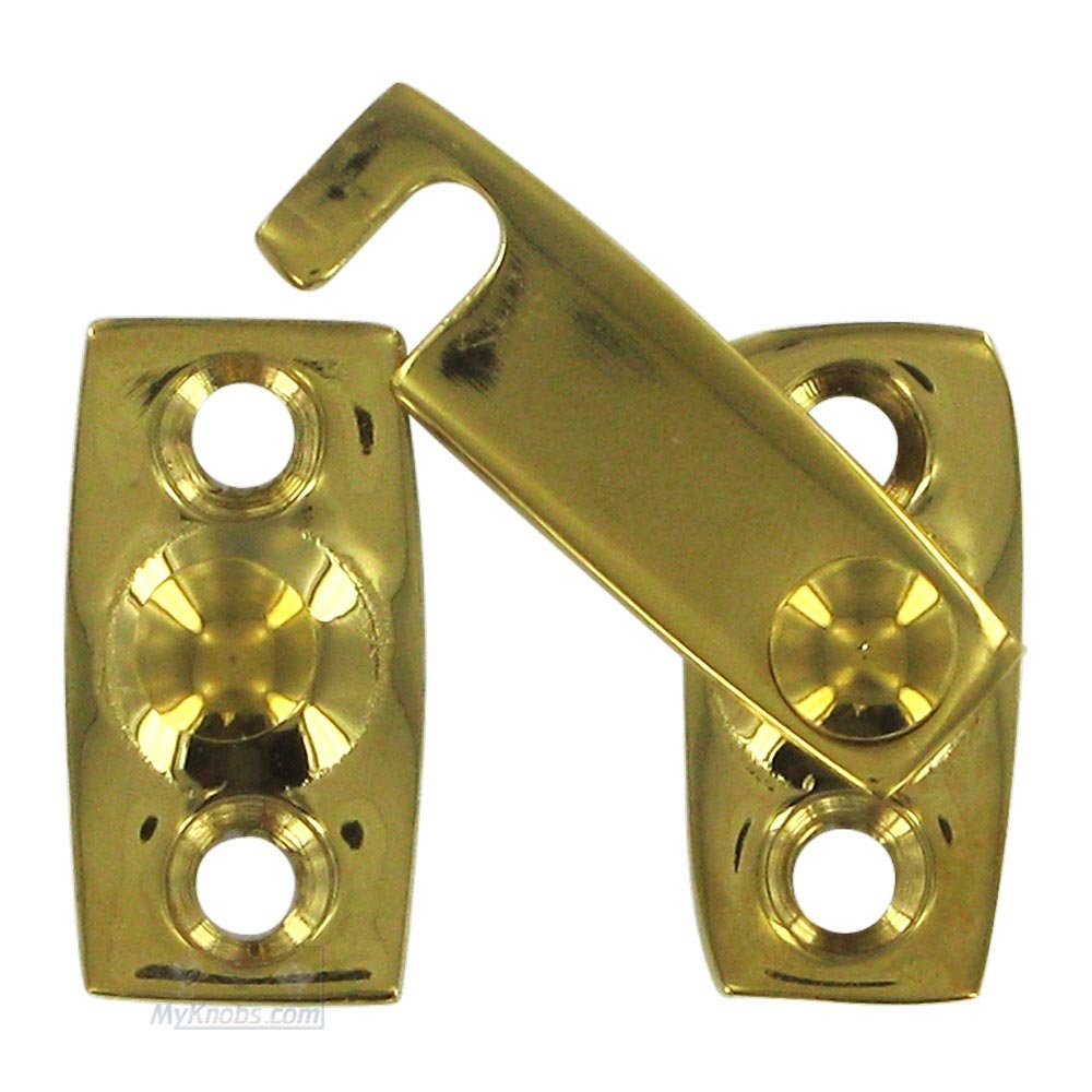 Deltana Solid Brass 5/8" Shutter Bar/Door Latch in PVD Brass