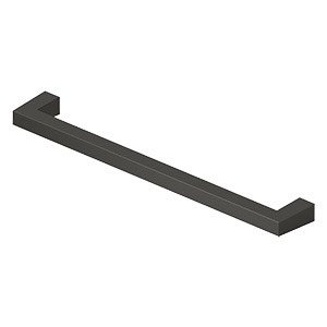 Deltana 8" Centers Modern Square Bar Pull in Oil Rubbed Bronze