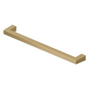 Deltana 8" Centers Modern Square Bar Pull in Brushed Brass
