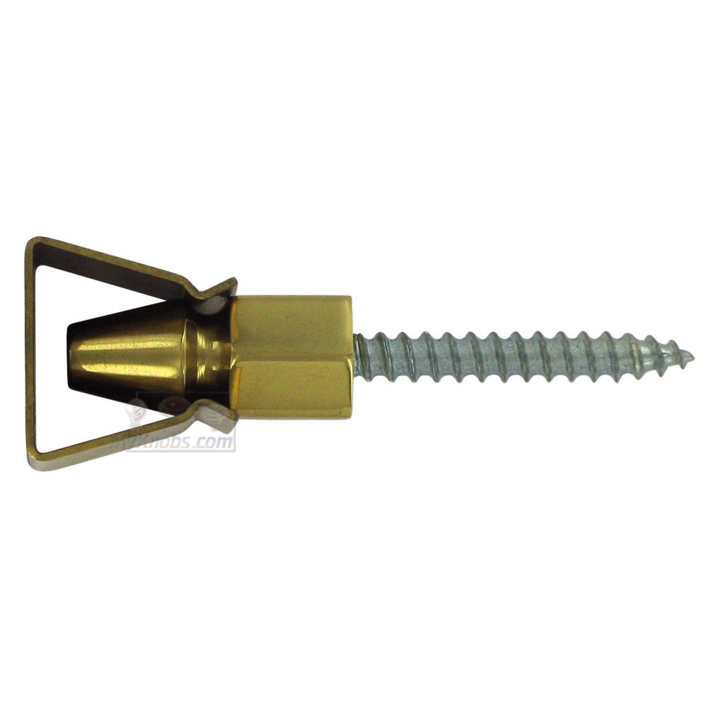Deltana Solid Brass 1 1/4" Shutter Door Holder in Polished Brass