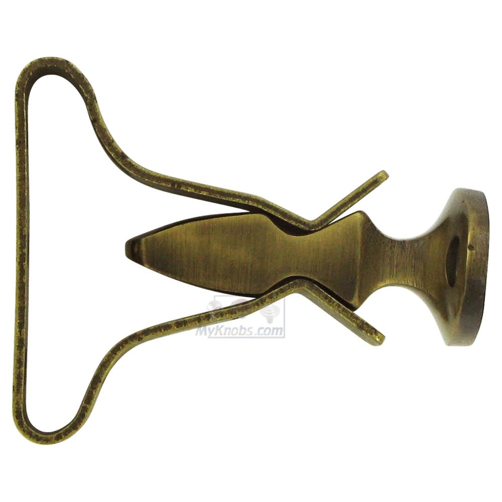 Deltana Solid Brass 2 3/4" Shutter Door Holder in Antique Brass