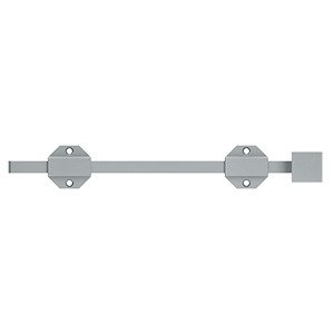 Deltana Solid Brass 12" Modern Surface Bolt in Brushed Chrome