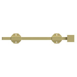 Deltana Solid Brass 12" Modern Surface Bolt in Polished Brass