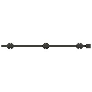Deltana Solid Brass 24" Modern Surface Bolt in Oil Rubbed Bronze