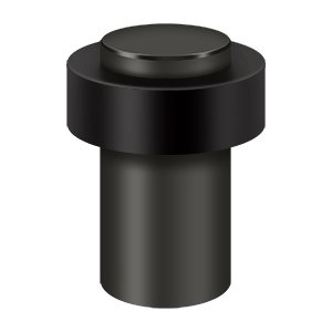Deltana Solid Brass 3" Heavy Duty Round Universal Floor Mounted Bumper in Oil Rubbed Bronze