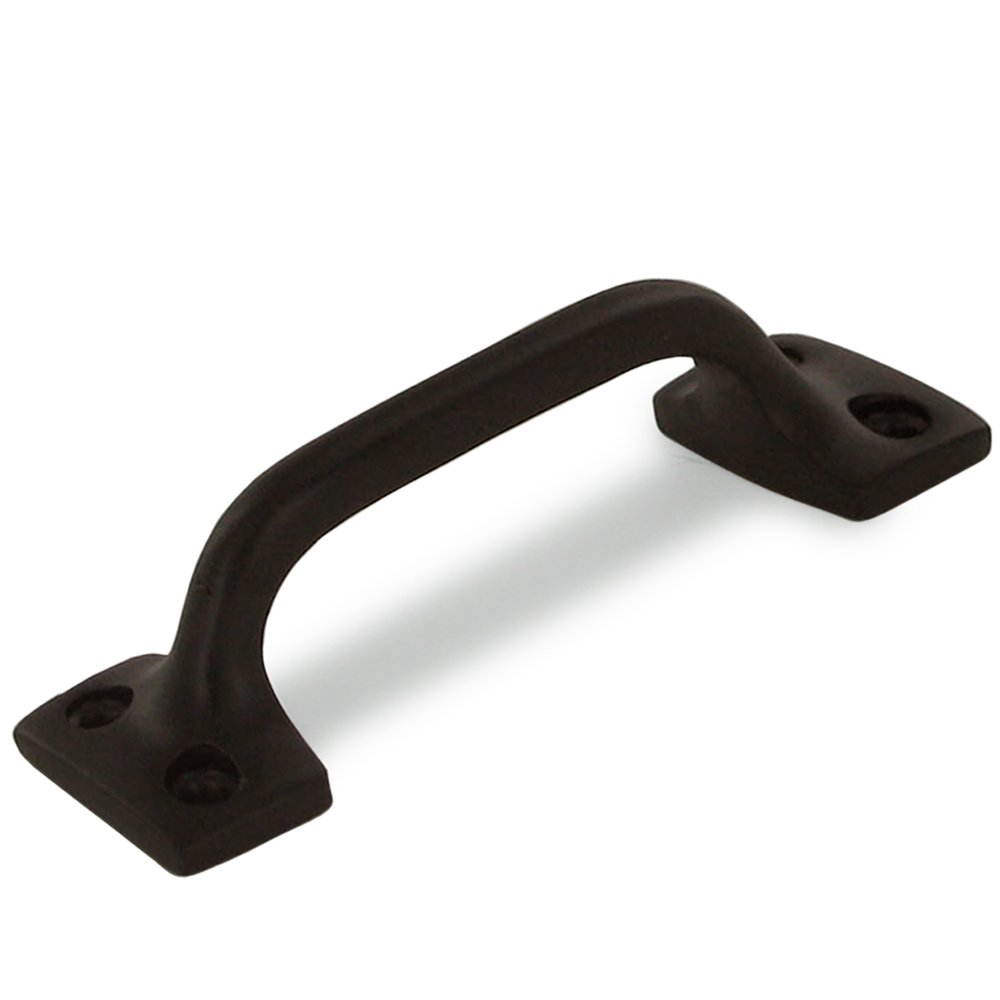 Deltana Solid Brass 3 1/2" Centers Front Mounted Handle in Oil Rubbed Bronze