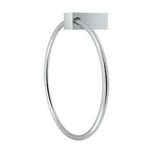 Deltana Towel Ring in Polished Chrome