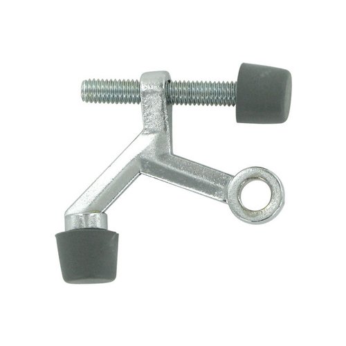 Deltana Zinc Die Cast Hinge Mounted Hinge Pin Stop in Polished Chrome