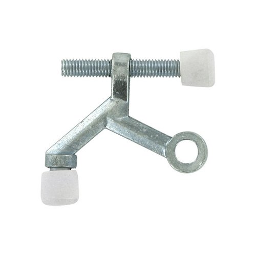 Deltana Zinc Die Cast Hinge Mounted Hinge Pin Stop in Brushed Chrome
